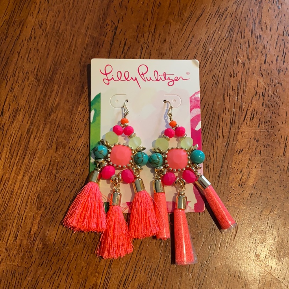 NWT, Lilly Pulitzer Boho Beach Earrings